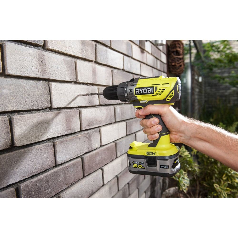 Ударная дрель-шуруповерт Ryobi ONE+ R18PD3-0 без аккумулятора в комплекте 5133002888 — фото 6