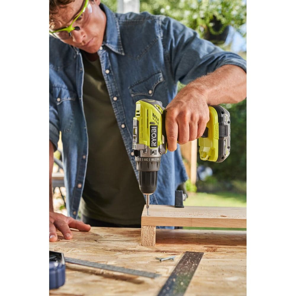 Ударная дрель-шуруповерт Ryobi ONE+ R18PD3-0 без аккумулятора в комплекте 5133002888 — фото 12