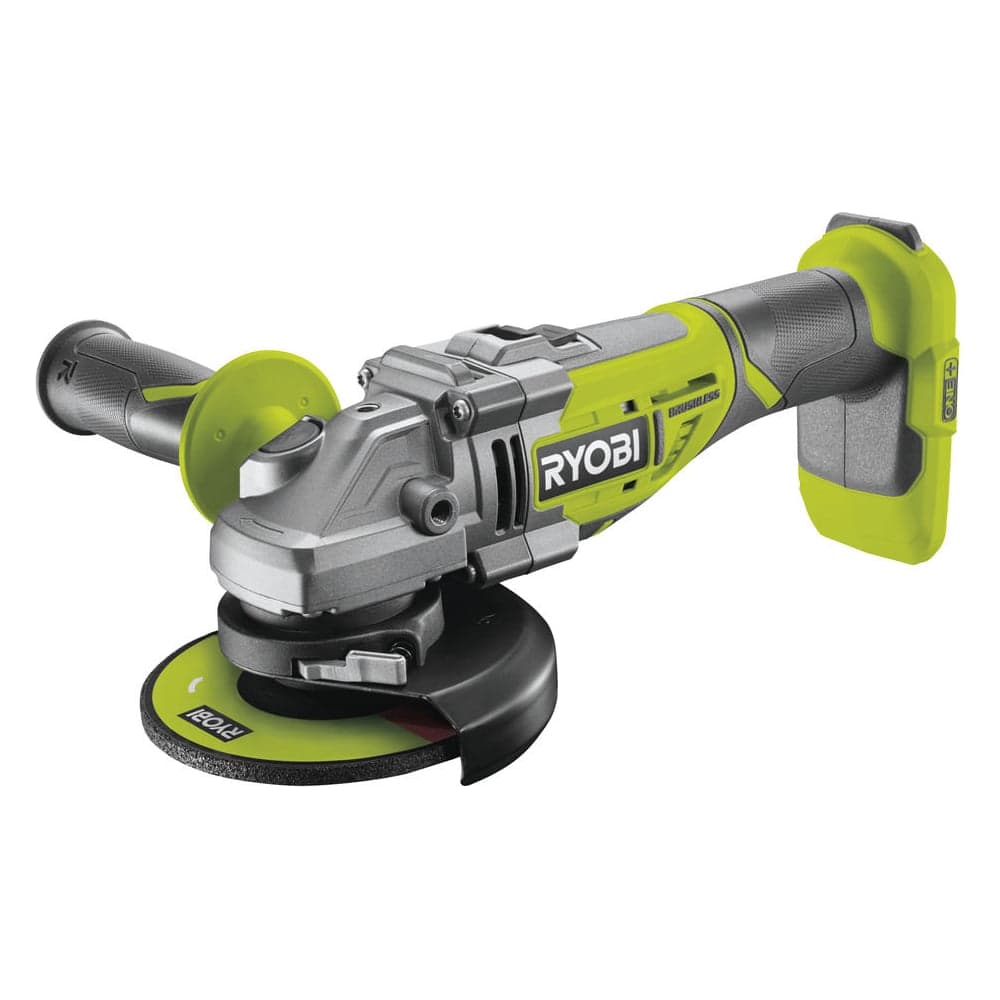 Углошлифмашина бесщеточная Ryobi ONE+ R18AG7-0  без аккумулятора в комплекте 5133002852 — фото 12