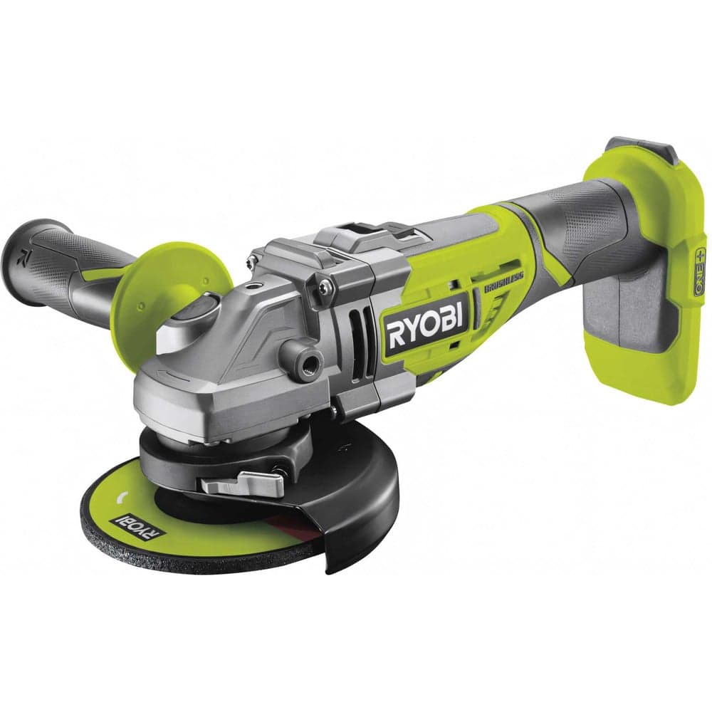 Углошлифмашина бесщеточная Ryobi ONE+ R18AG7-0  без аккумулятора в комплекте 5133002852 — фото 17