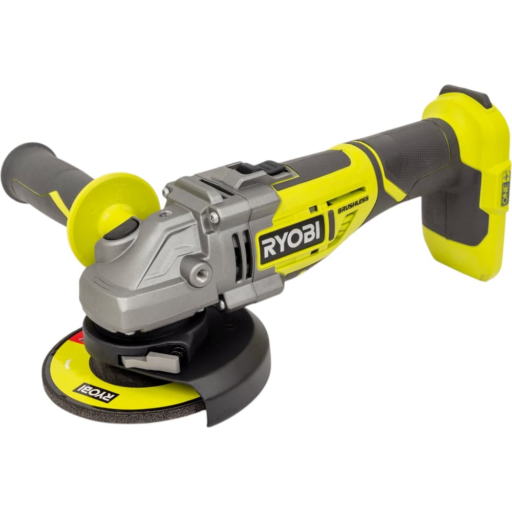 Углошлифмашина бесщеточная Ryobi ONE+ R18AG7-0  без аккумулятора в комплекте 5133002852 — фото 19