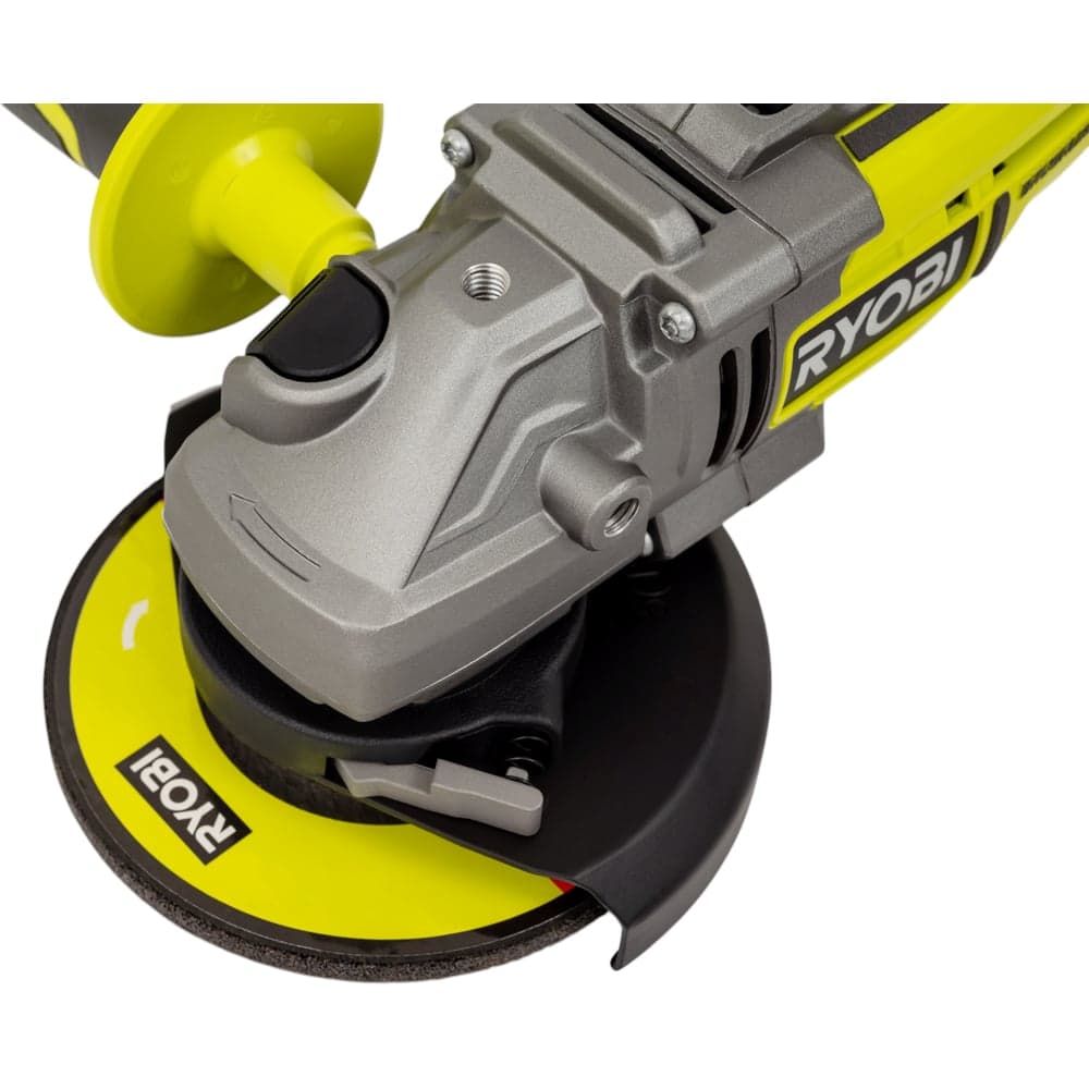 Углошлифмашина бесщеточная Ryobi ONE+ R18AG7-0  без аккумулятора в комплекте 5133002852 — фото 9
