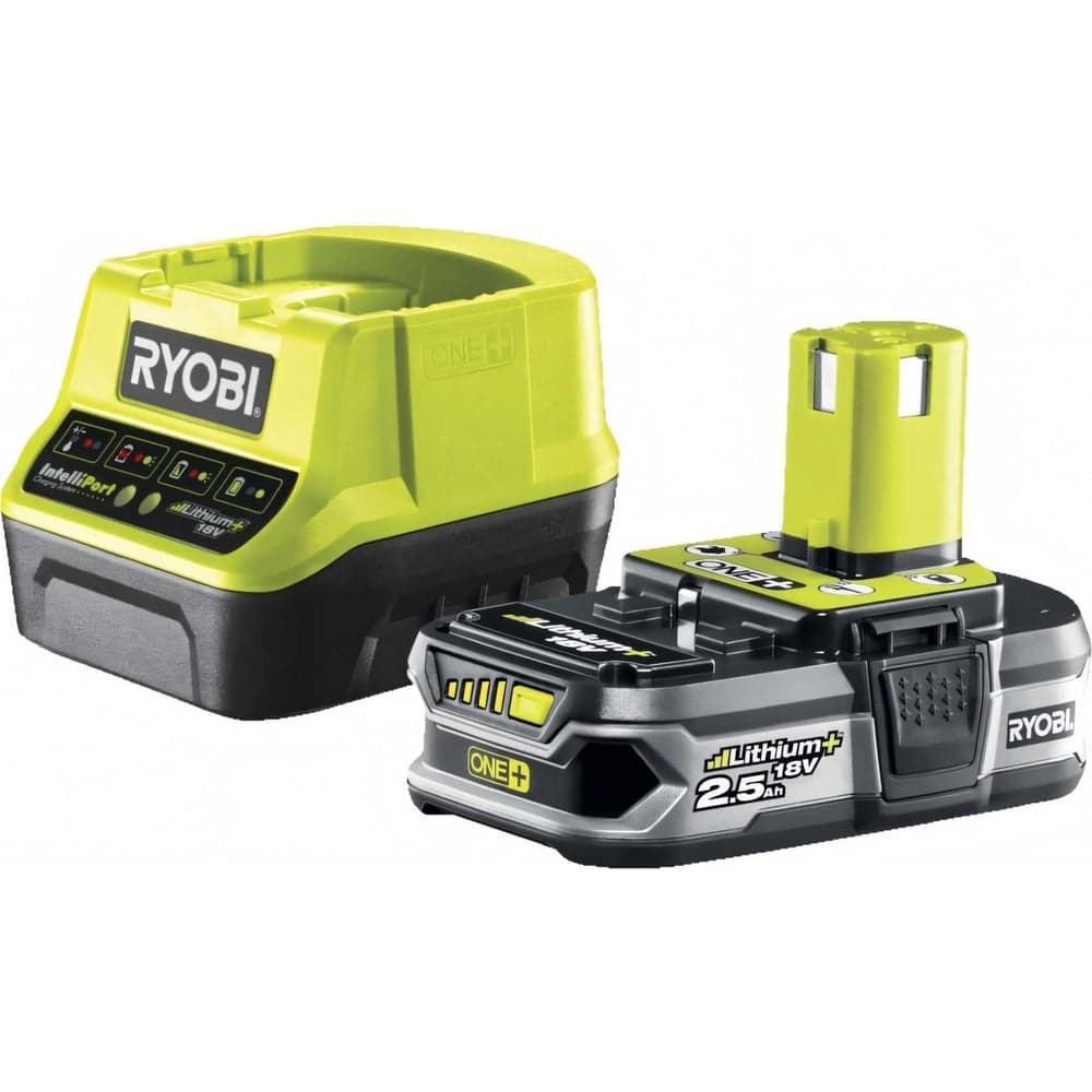 Набор Ryobi ONE+ RC18120-125 5133003359 аккумулятор (18 В; 2.5 А*ч; Li-Ion) и зарядное устройство RC18120 — фото 7