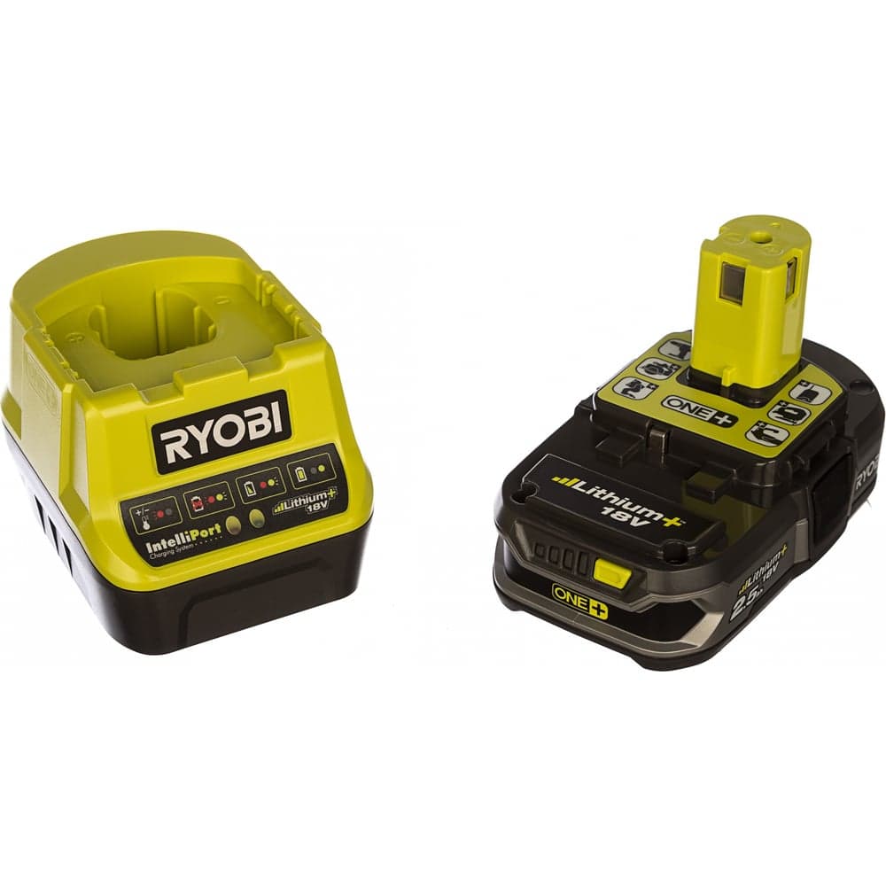 Набор Ryobi ONE+ RC18120-125 5133003359 аккумулятор (18 В; 2.5 А*ч; Li-Ion) и зарядное устройство RC18120 — фото 2
