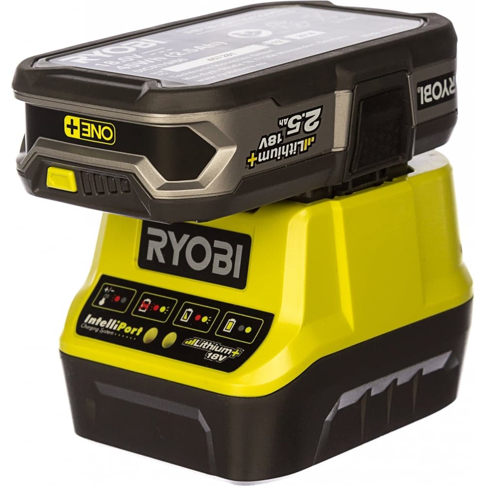 Набор Ryobi ONE+ RC18120-125 5133003359 аккумулятор (18 В; 2.5 А*ч; Li-Ion) и зарядное устройство RC18120 — фото 3