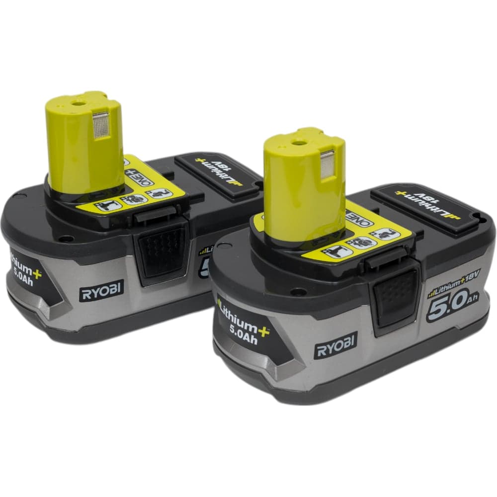 Набор Ryobi ONE+ RC18120-250 5133003364 аккумулятор (18 В; 5.0 А*ч; Li-Ion) 2 шт. и зарядное устройство RC18120 — фото 5