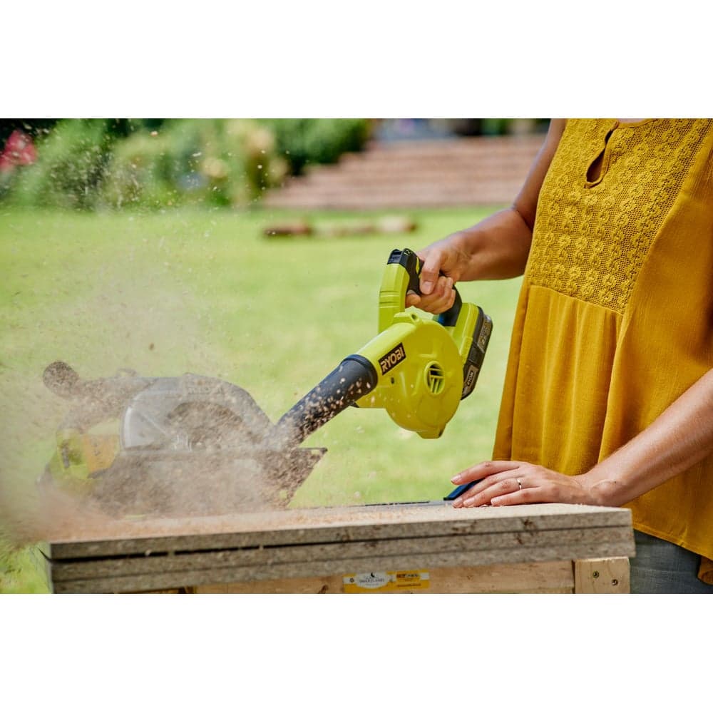 Воздуходувка аккумуляторная RYOBI ONE+ R18TB-0  без аккумулятора в комплекте 5133002915 — фото 10