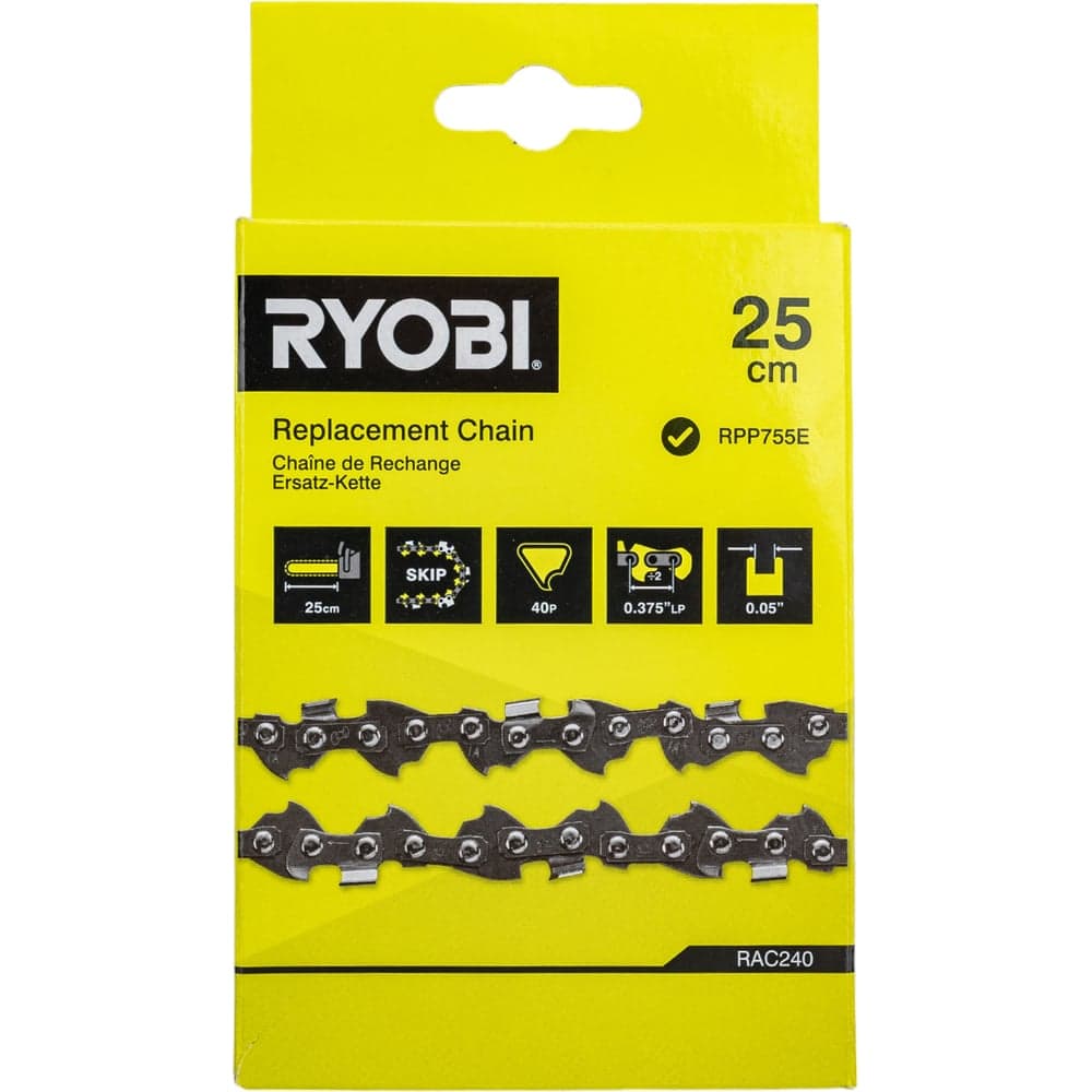 Цепь пильная для RPP755E (25 см; 1.3 мм; 3/8"; 40 зв.) RAC240 Ryobi 5132002715 — фото 2