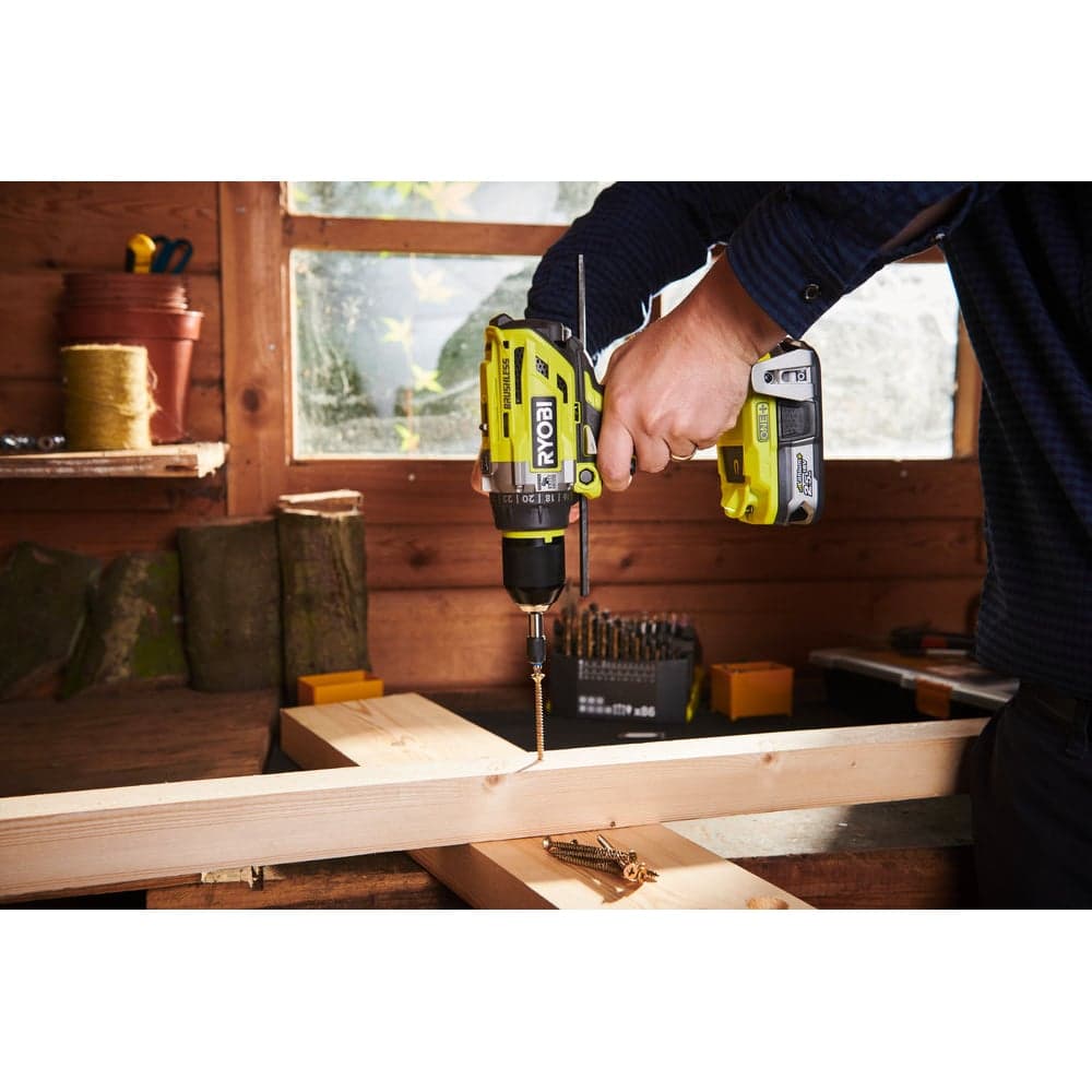 Бесщеточная ударная дрель-шуруповерт Ryobi ONE+ R18PD7-0 5133003941 — фото 11
