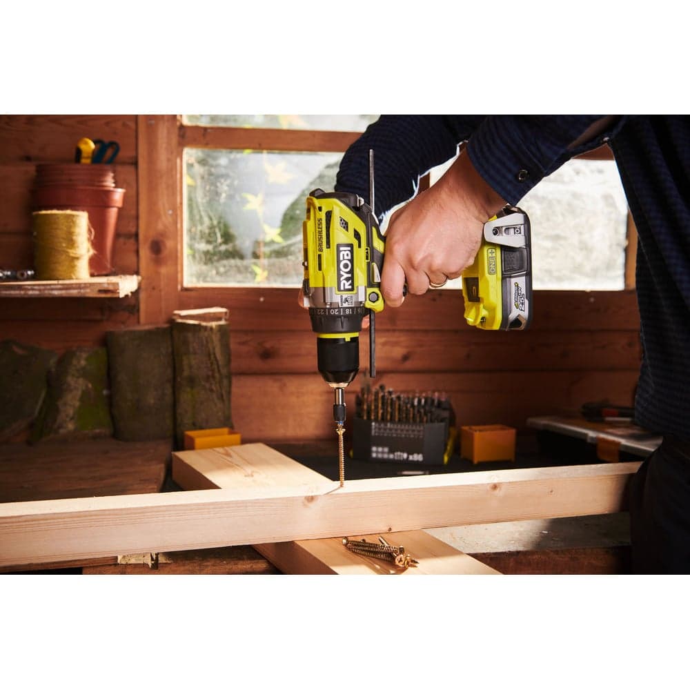 Бесщеточная ударная дрель-шуруповерт Ryobi ONE+ R18PD7-0 5133003941 — фото 12