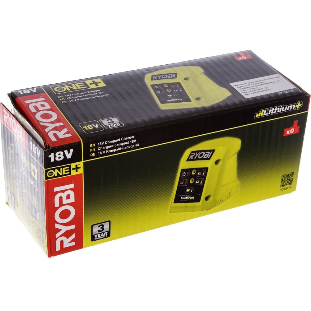 Зарядное устройство 18В ONE+ RC18115 Ryobi 5133003589 — фото 4