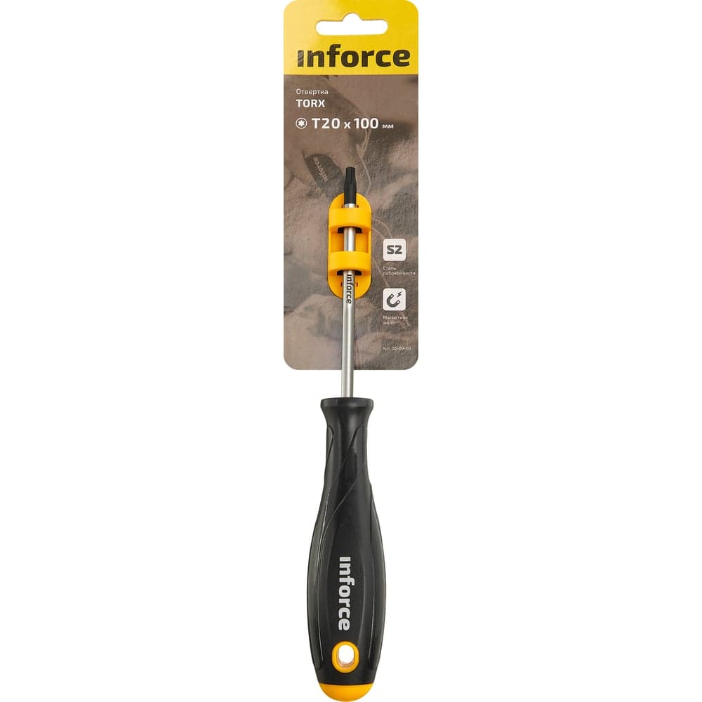 Отвертка TORX Inforce T20x100 06-09-68 — фото 7