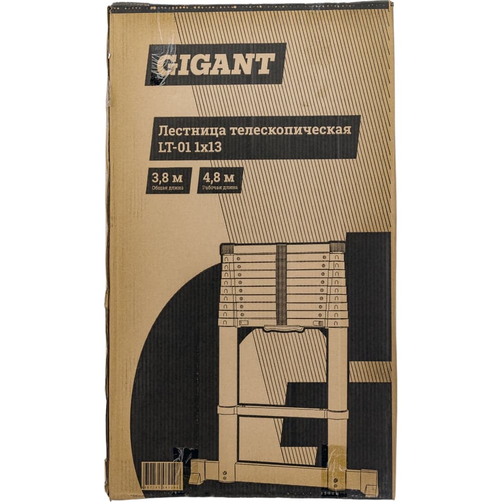 Телескопическая лестница Gigant 3.8м LT-01 1x13 — фото 22
