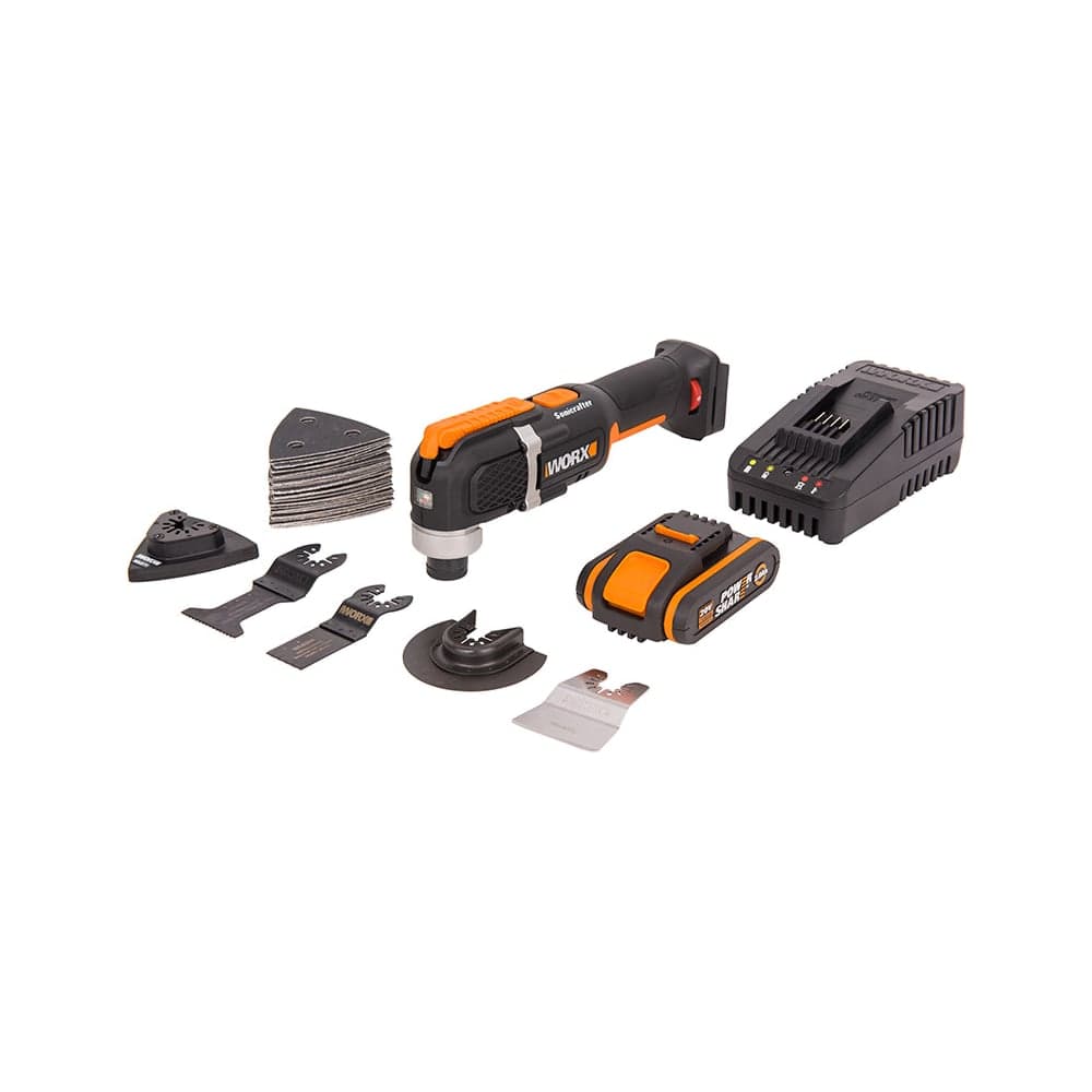 Аккумуляторный реноватор WORX 20 В, 2 Ач х 1, ЗУ 2 А, кейс WX696 — фото 6