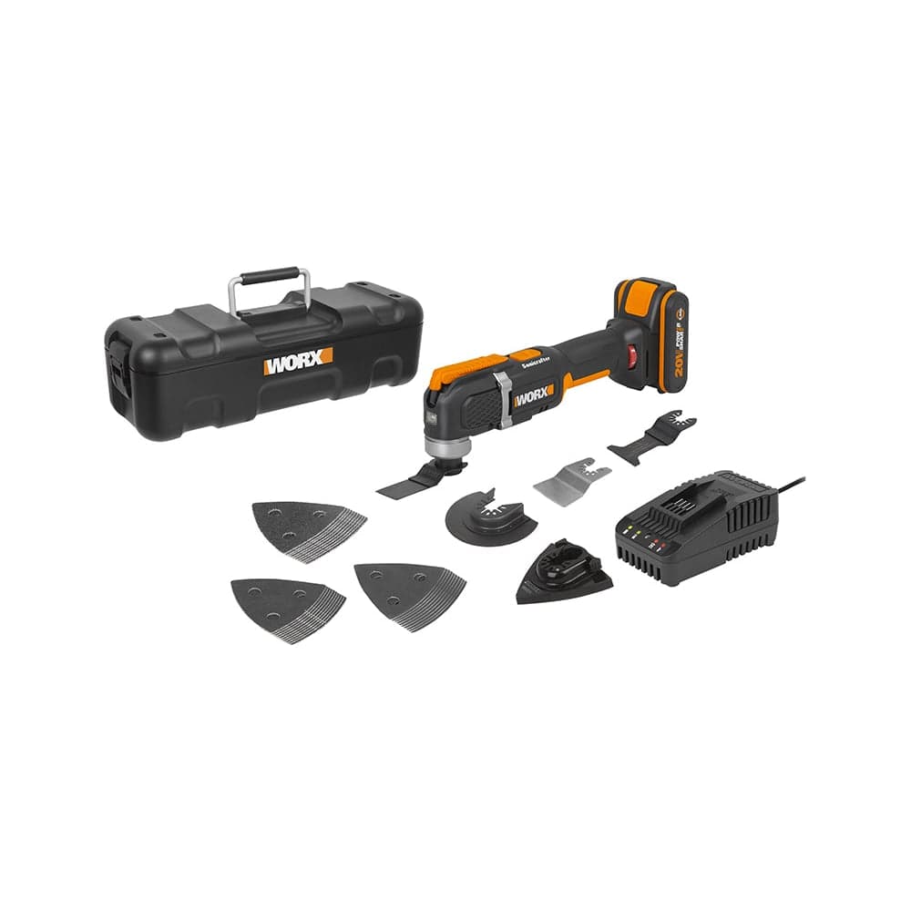 Аккумуляторный реноватор WORX 20 В, 2 Ач х 1, ЗУ 2 А, кейс WX696 — фото 7