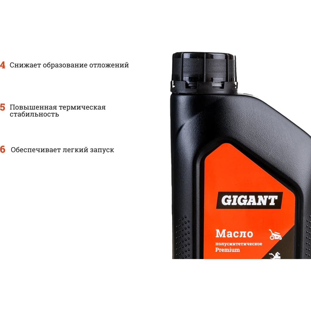 Масло полусинтетическое Premium 4-х тактное 1 л Gigant G-0403 — фото 4