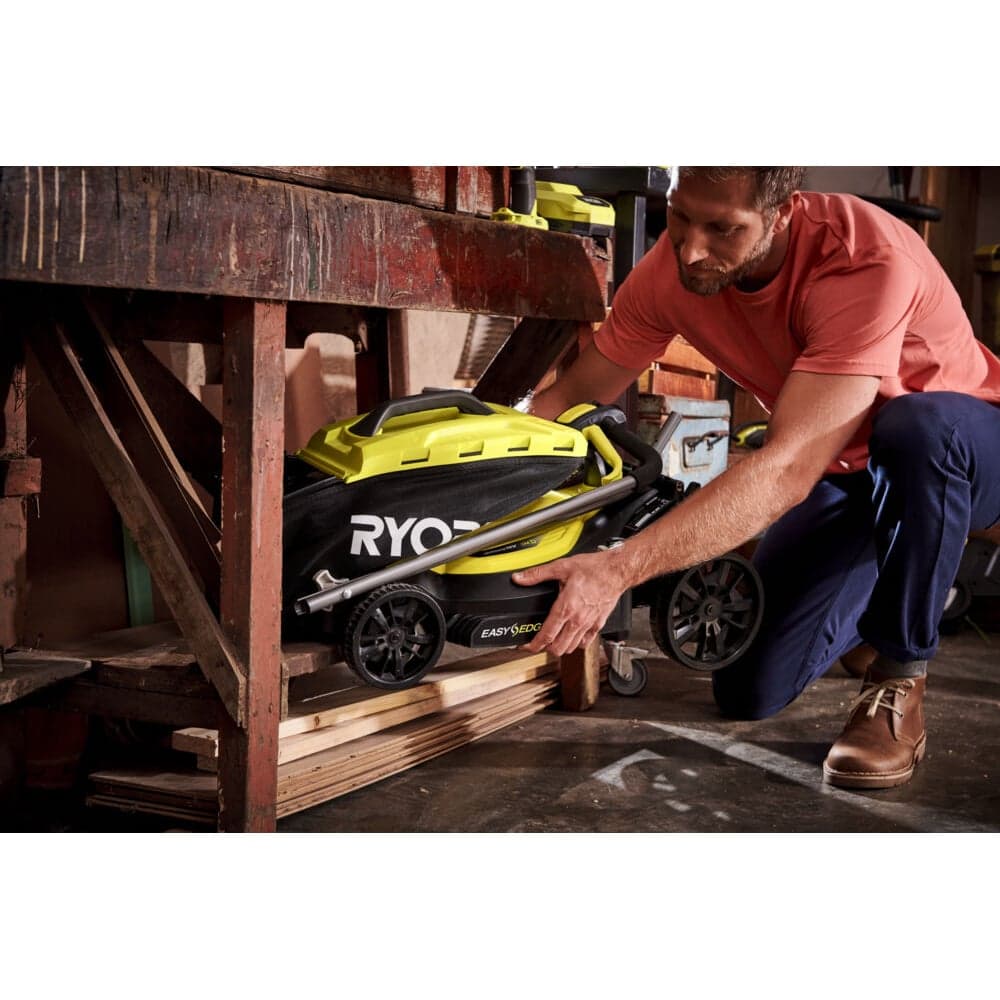 Газонокосилка Ryobi ONE+ 33cm; 1x аккумулятор 4.0Aч RLM18X33B40 5133004306 — фото 8