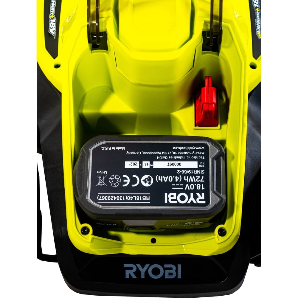 Газонокосилка Ryobi ONE+ 33cm; 1x аккумулятор 4.0Aч RLM18X33B40 5133004306 — фото 25