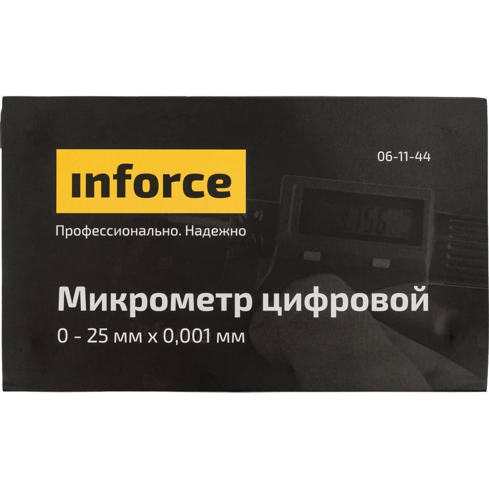 Цифровой микрометр Inforce 0-25мм/0-1"*0.001мм/0.00005" 06-11-44 — фото 13