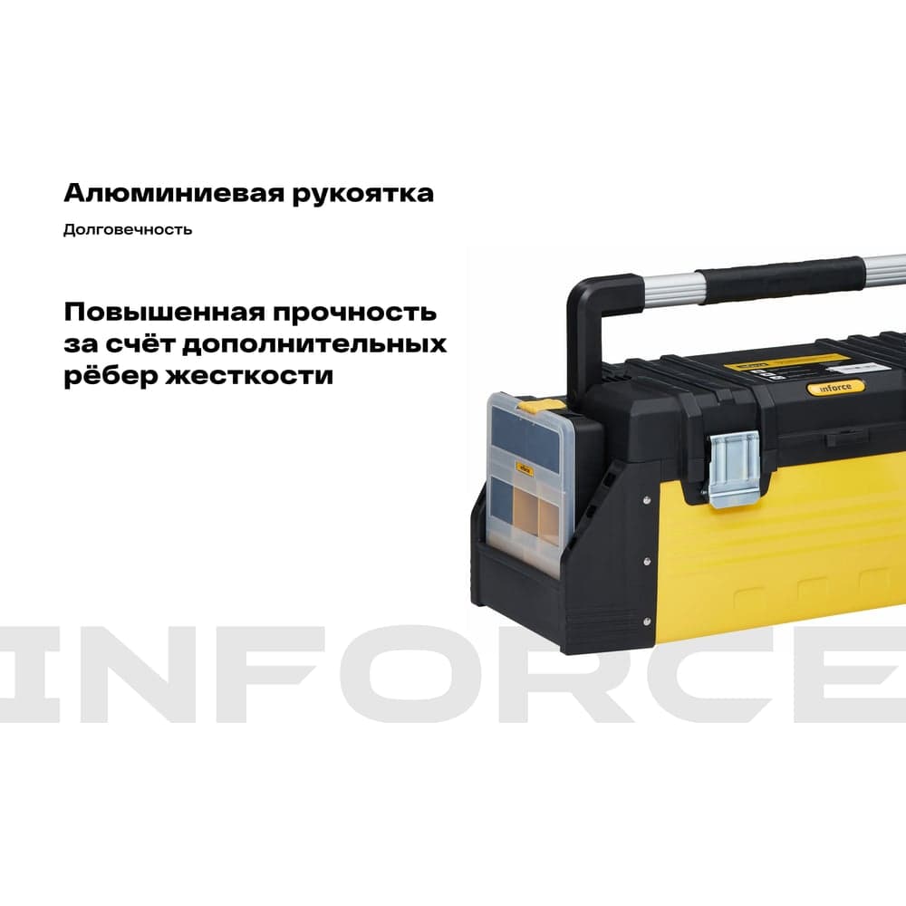 Ящик для инструмента 24,5" с 2 органайзерами Inforce 06-20-04 — фото 4