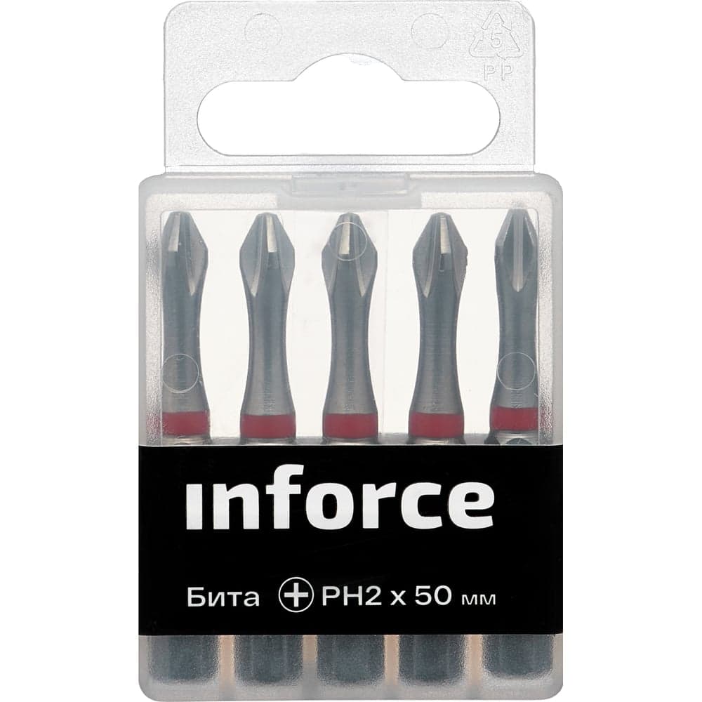 Бита (5 шт; PH2; 50 мм) Inforce 11-01-292