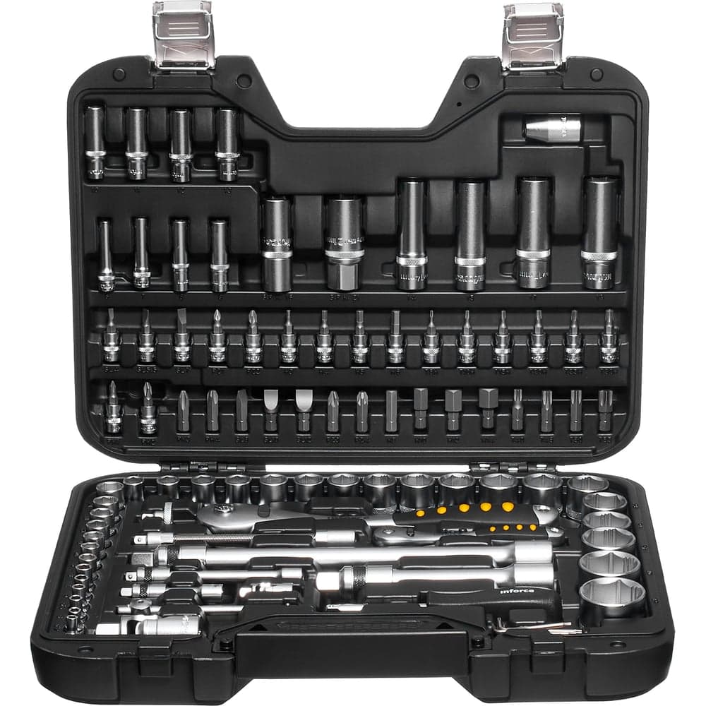 Набор инструментов 94 предмета 1/2", 1/4" Inforce, Сталь Cr-V, Профессиональный, 06-07-10 — фото 1