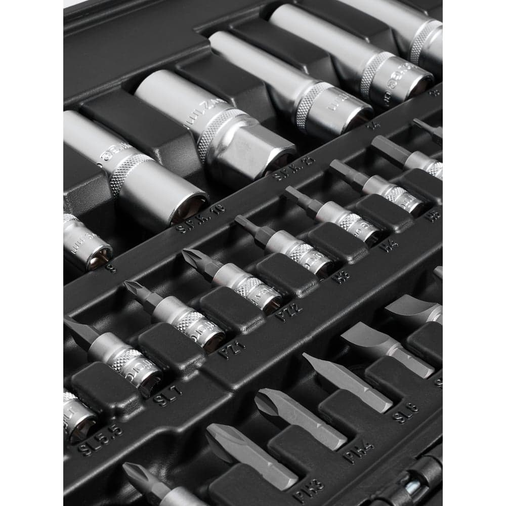 Набор инструментов 94 предмета 1/2", 1/4" Inforce, Сталь Cr-V, Профессиональный, 06-07-10 — фото 16