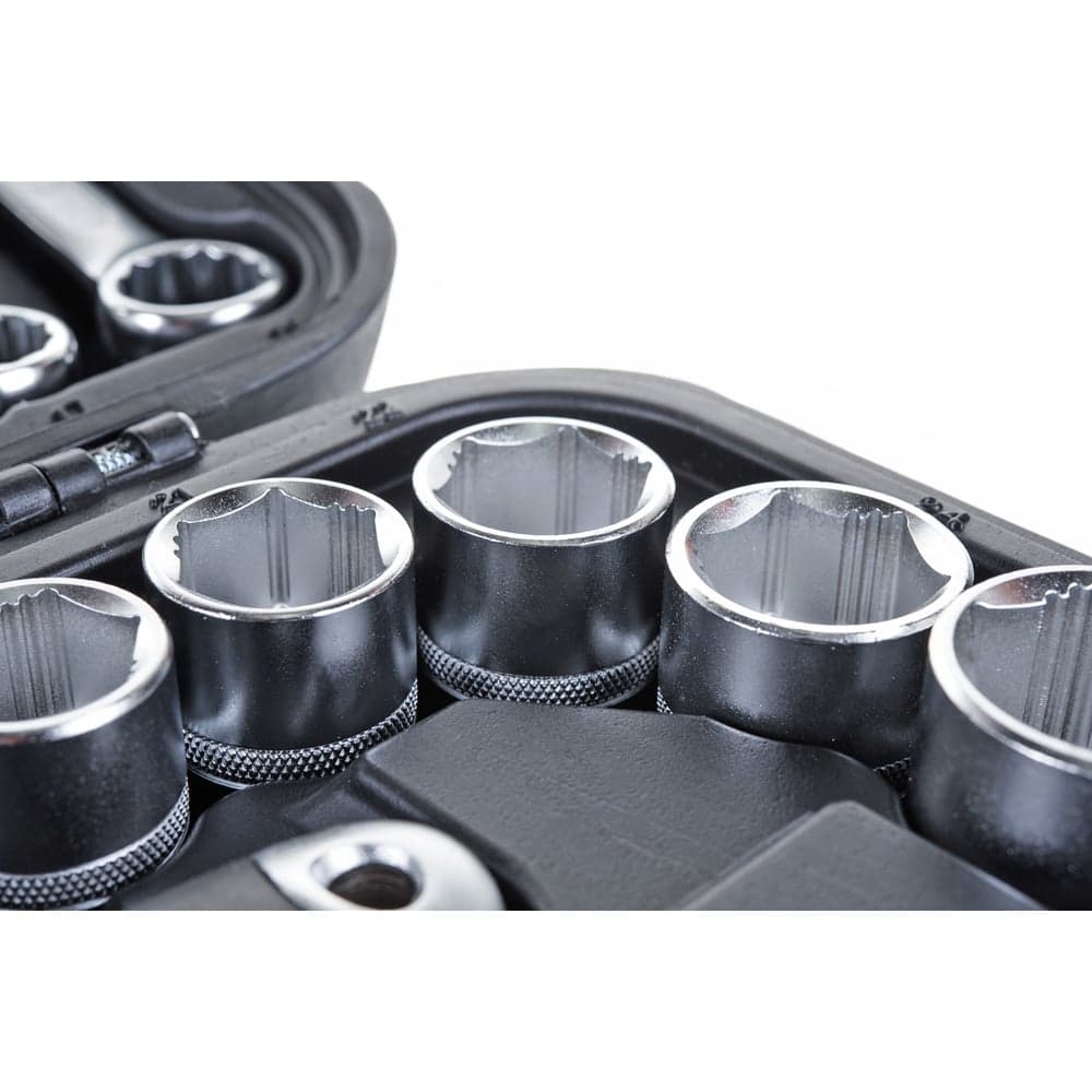 Набор инструментов Inforce 85 предметов 1/2", 1/4" Inforce, Сталь Cr-V, Профессиональный, 06-07-14 — фото 6