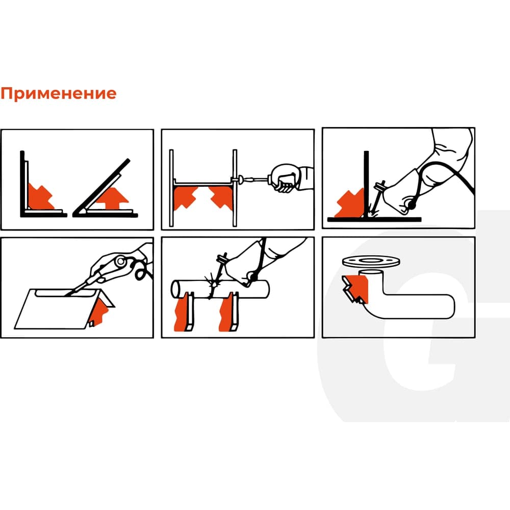 Угольник магнитный шестиугольник 50LBS (30, 45, 60, 75, 90, 135 град; усилие 23 кг) Gigant G-0516 — фото 10