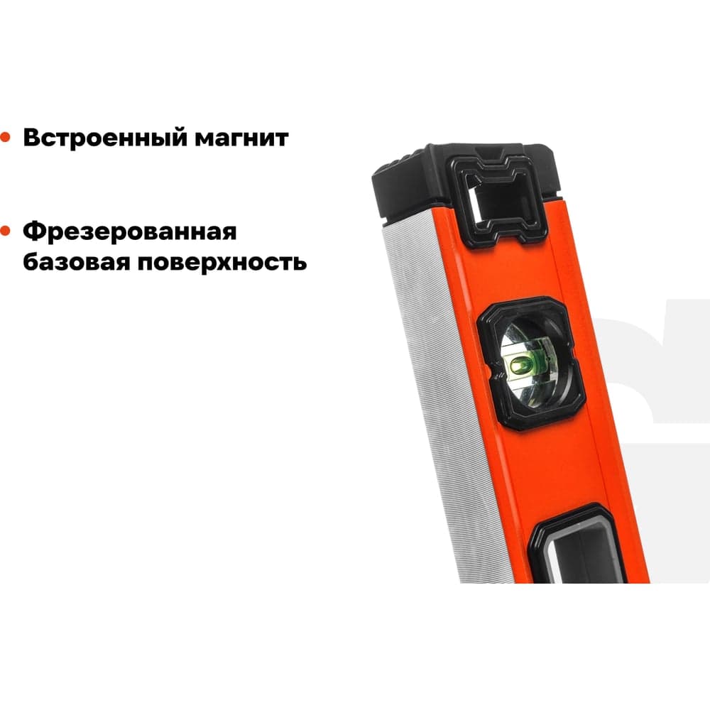 Алюминиевый магнитный строительный уровень Gigant 800мм GWM800 — фото 3
