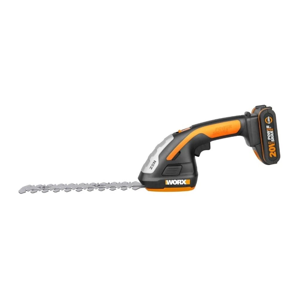 Ножницы для стрижки травы и кустарников WORX 1х2.0 Ач и ЗУ WG801E — фото 2
