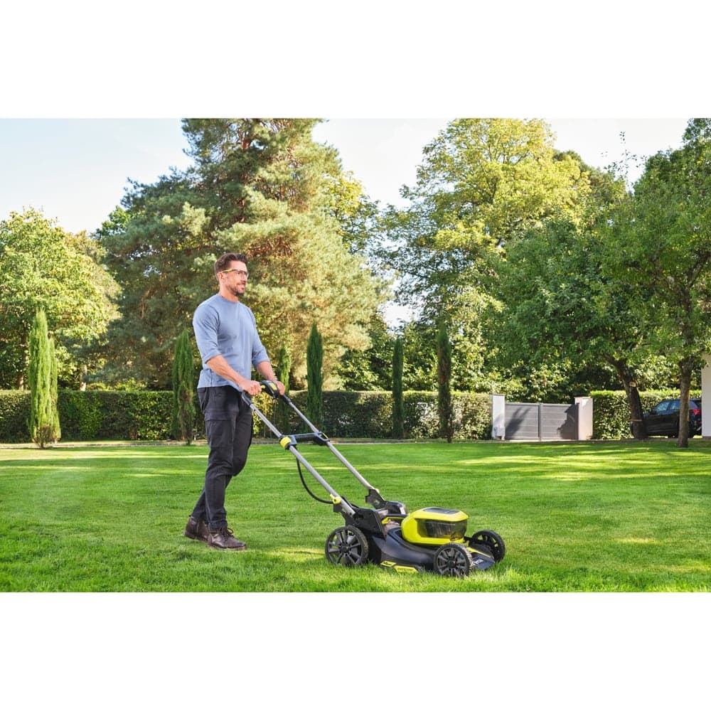 Аккумуляторная бесщеточная газонокосилка Ryobi 18В RY18LMX46A-0, 46см без АКБ и З/У 5133005789 — фото 2
