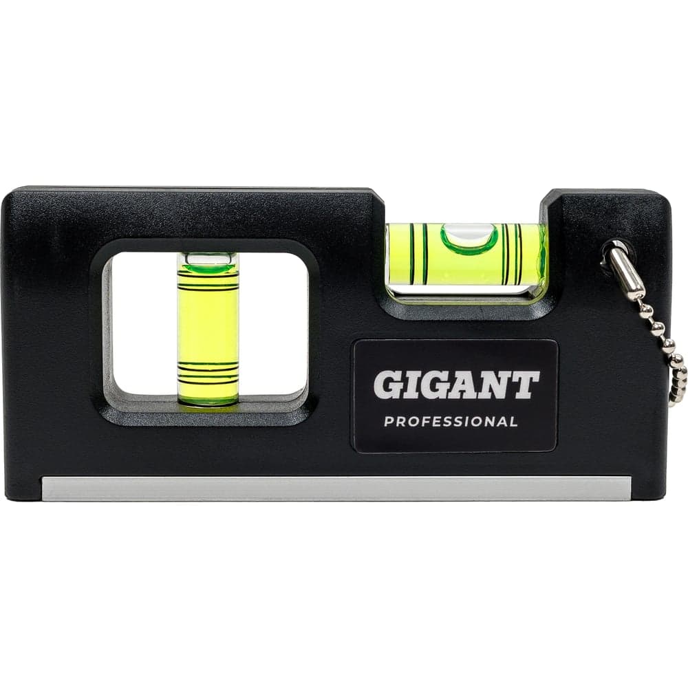 Магнитный компактный уровень Gigant Professional 100 мм 2 глазка GPGW-10-1 — фото 4