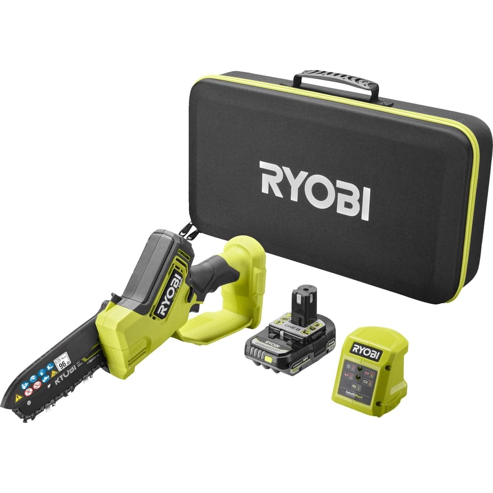 Бесщеточная цепная пила с шиной 15см Ryobi ONE+ 18В НР RY18PSX15A-120T 5133005899 — фото 2
