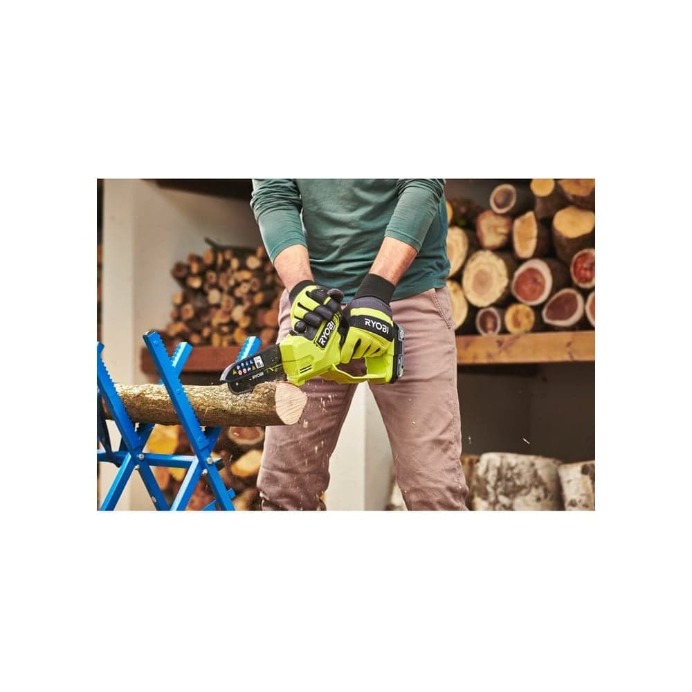 Бесщеточная цепная пила с шиной 15см Ryobi ONE+ 18В НР RY18PSX15A-120T 5133005899 — фото 6