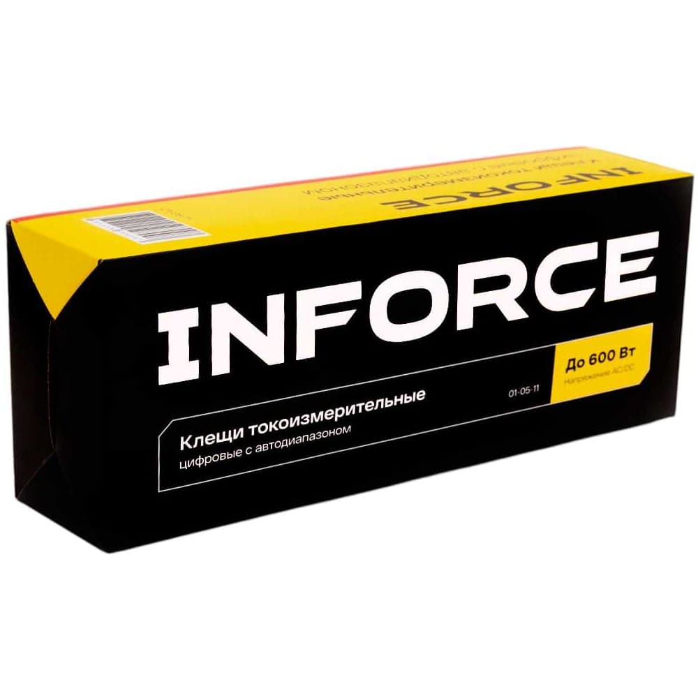 Токоизмерительные цифровые клещи Inforce с автодиапазоном 01-05-11 — фото 13