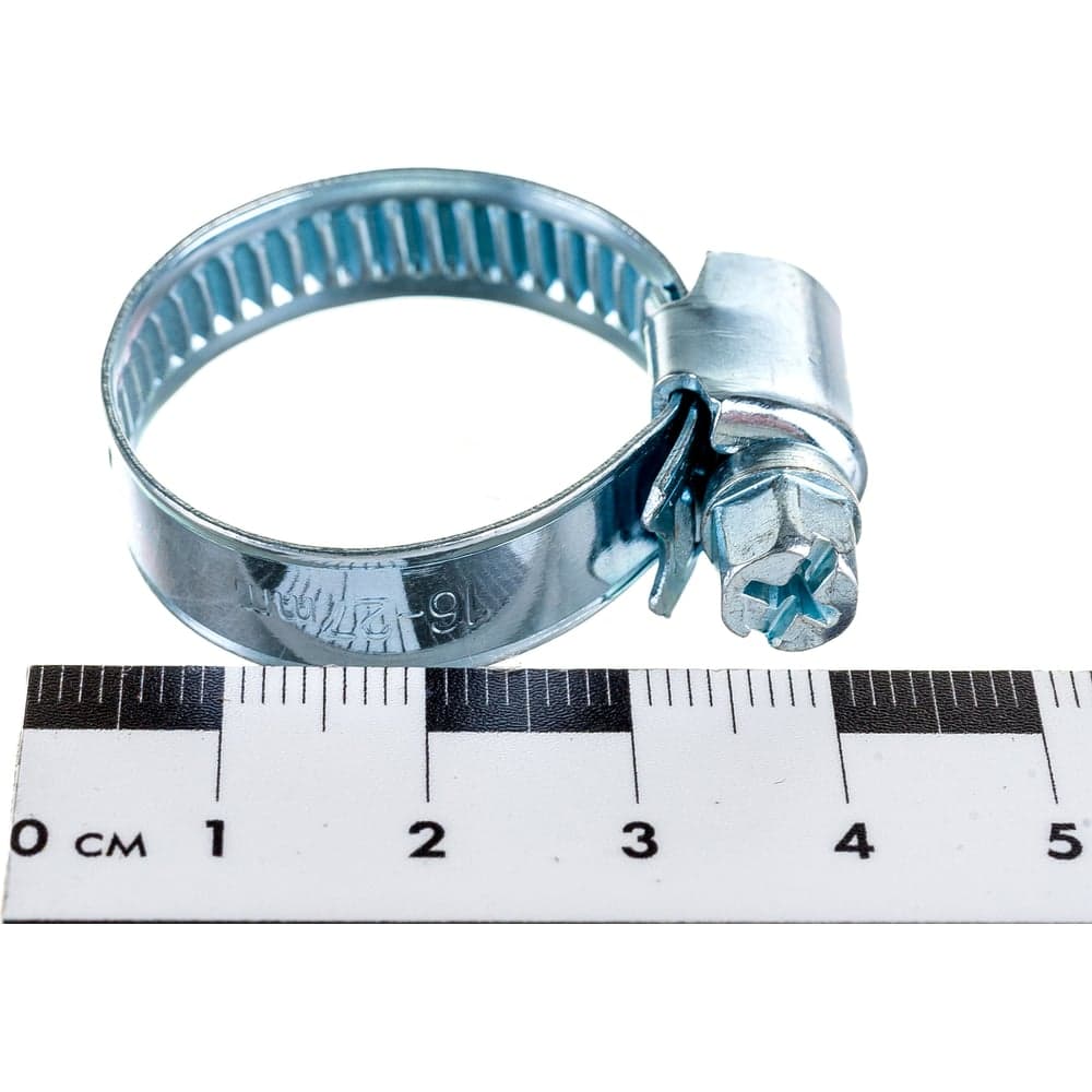 Червячный хомут оцинк Gigant 16-27 мм/9 W1, 25 шт G/1/29 — фото 4