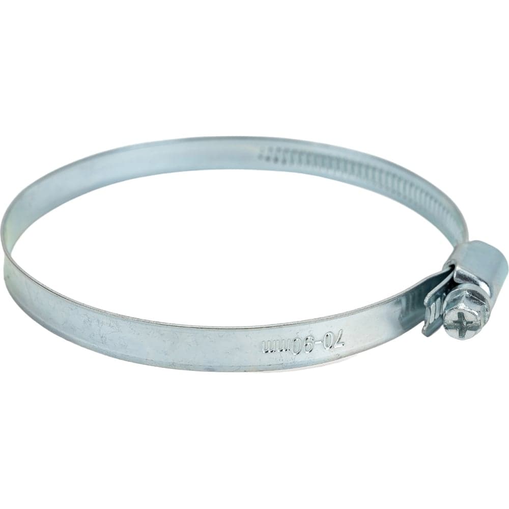Червячный хомут оцинк Gigant 70-90 мм/9 W1, 25 шт G/1/36 — фото 2