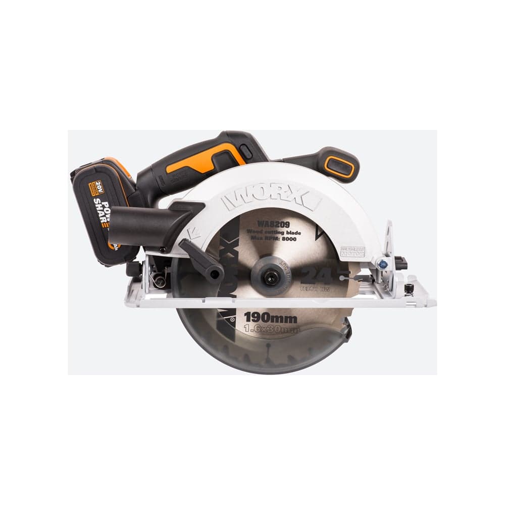 Аккумуляторная бесщеточная циркулярная пила WORX WX520 — фото 2