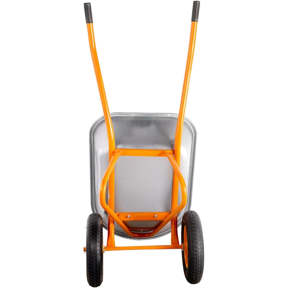 Строительная двухколесная тачка Gigant 110л, 200 кг, пневматические колеса GX-02 — фото 6