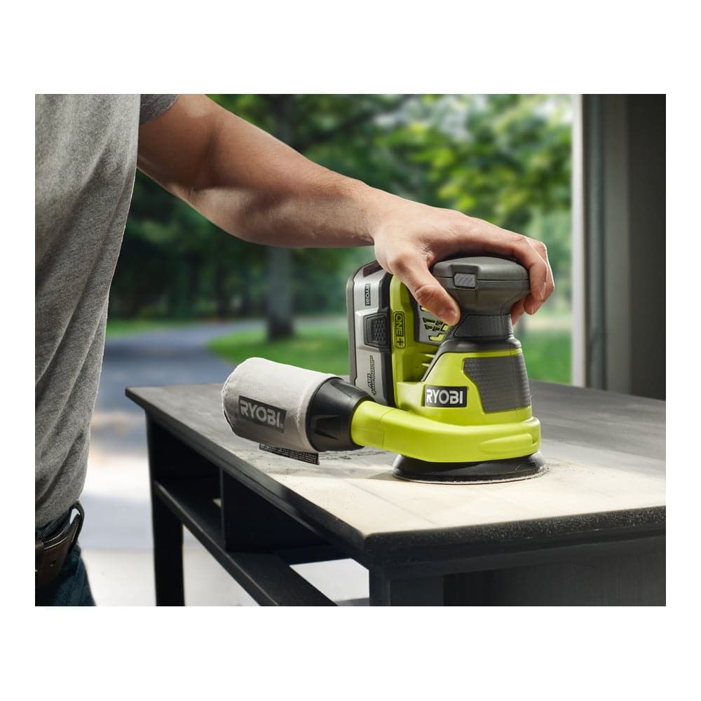 Эксцентриковая шлифмашина Ryobi ONE+ R18ROS-0 5133002471 — фото 9